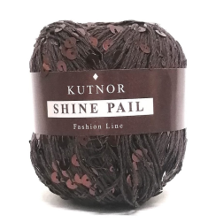 Shine Pail (Kutnor) 026 шоколад, пряжа 50г