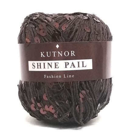 Shine Pail (Kutnor) 026 шоколад, пряжа 50г