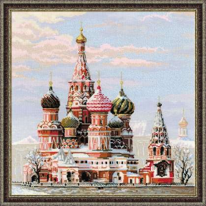 1260 &quot;Москва. Собор Василия Блаженного&quot; набор для вышивания крестом