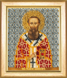 Б-1159 &quot;Икона святого Григория Богослова&quot; набор для вышивания бисером