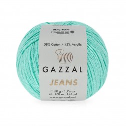 Jeans (Gazzal) 1115 айсберг, пряжа 50г