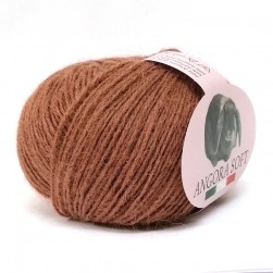 Angora Soft (Kutnor) 0149 коричневый, пряжа 25г