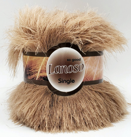 Single (Lanoso) 907 бежевый, пряжа 100г