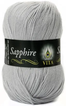 Sapphire (Vita) 1515 серебро, пряжа 100г