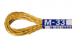 М-33 т.золото, металлик Gamma, 8м