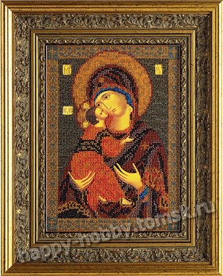В-147 &quot;Владимирская богородица&quot; набор для вышивания бисером