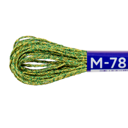 M-78 зеленый/золотистый металлик Gamma, 8м
