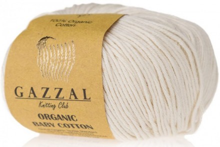 Organic Baby Cotton (Gazzal) 436 суровый, пряжа 50г