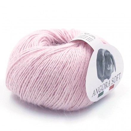 Angora Soft (Kutnor) 0176 розовый, пряжа 25г