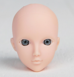 3635965 Голова для изготовления куклы, цвет глаз: серый