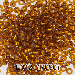 17090 (E012) т.золотистый круглый бисер Preciosa 5г