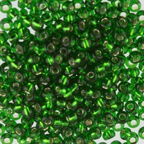 57120 (E162) зеленый круглый бисер Preciosa 50г