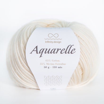 Aquarelle (Infinity) 1012 натуральный, пряжа 50г