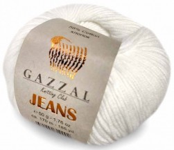 Jeans (Gazzal) 1119 отбелка, пряжа 50г