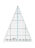 QRL-08 линейка треугольная для пэчворка 24х20 см