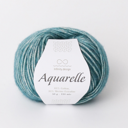 Aquarelle (Infinity) 6545 морская волна, пряжа 50г