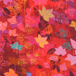 Loose Leaf Weld-20036-334 Currant, ткань для пэчворка 50х55 см