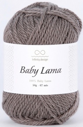 Baby Lama (Infinity) 3870 серо-бежевый, пряжа 50г