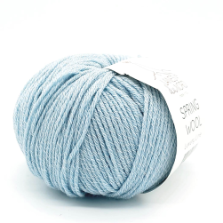 Spring Wool (Laines du Nord) 07 голубой, пряжа 50г