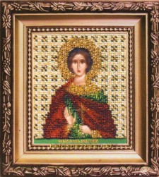 Б-1131 &quot;Икона святого мученика Анатолия&quot; набор для вышивания бисером