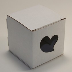 0606-001 &quot;Кубик Сердце асимметричное бурый&quot; упаковка