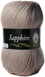 Sapphire (Vita) 1528 холодный бежевый, пряжа 100г